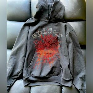 Spider Hoodie black and red